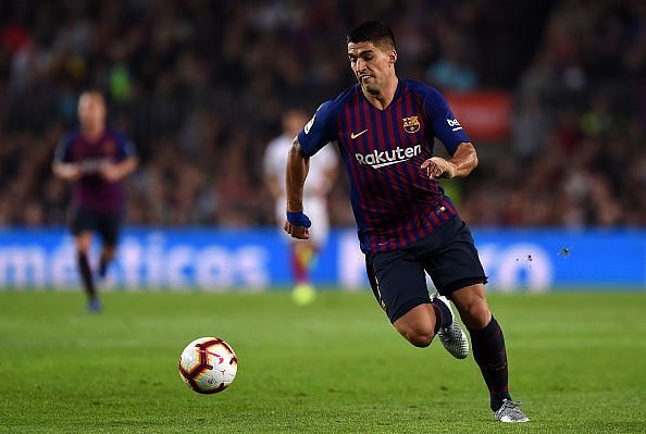 Barcelona striker Luis Suárez